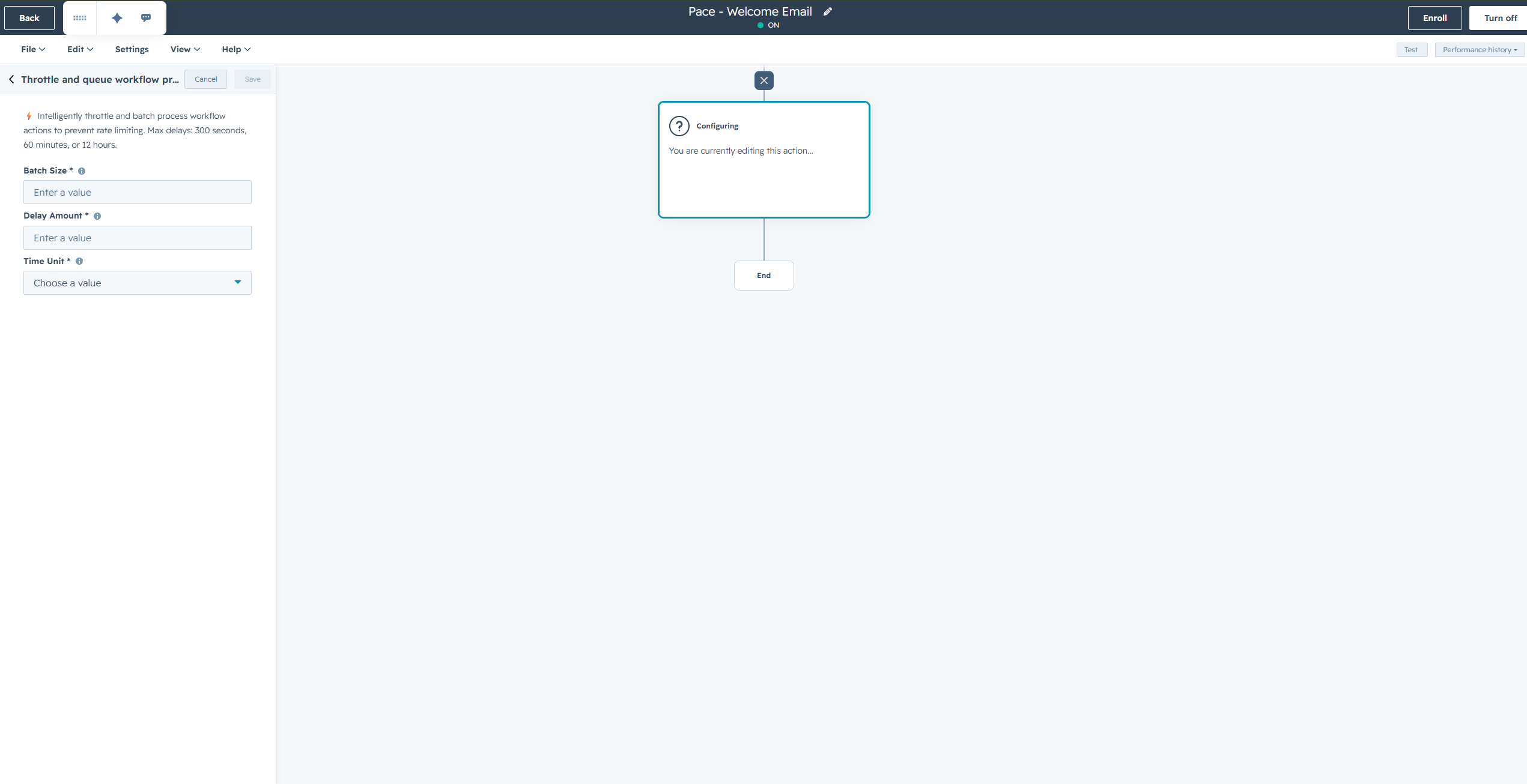 Setup in Workflows